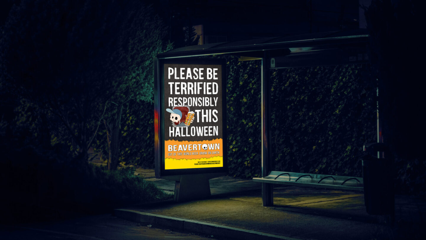 Beavertown Halloween Campaign OOH Ad